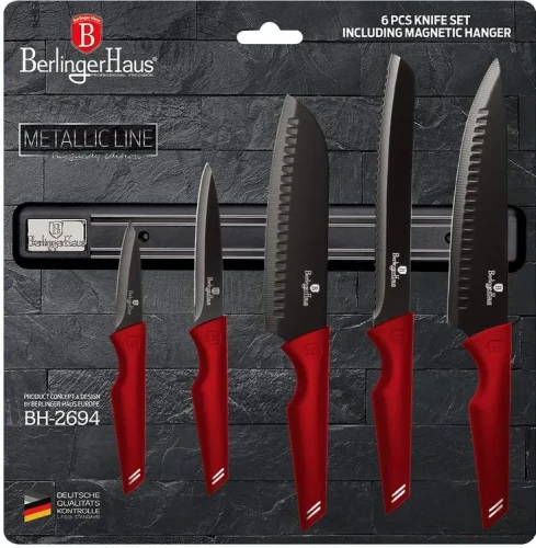 Набор ножей с магнитной планкой 6 пр. Berlinger Haus BH 2694