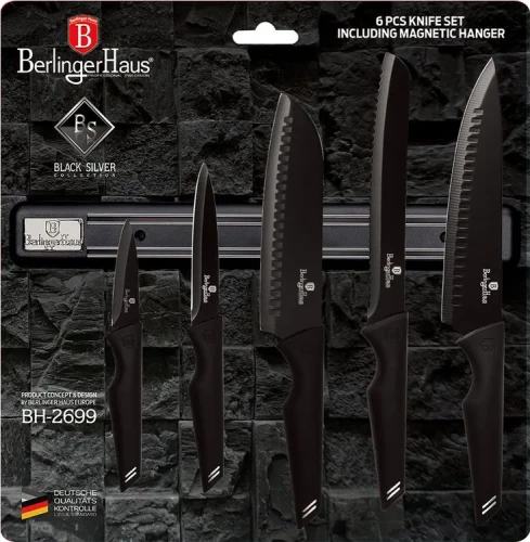 Набор ножей с магнитной планкой 6 пр. Berlinger Haus BH 2699