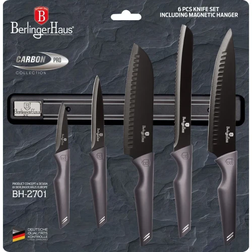 Набор ножей с магнитной планкой 6 пр. Berlinger Haus BH 2701
