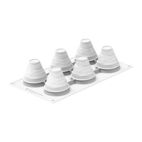 Силиконовая форма для десертов 106 мл Silikomart KIT TARTE RING ALBIA D70 MM