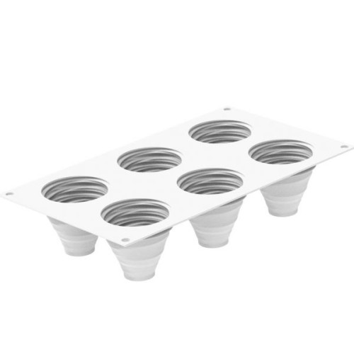 Силиконовая форма для десертов 106 мл Silikomart KIT TARTE RING ALBIA D70 MM