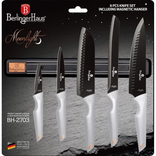 Набор ножей с магнитной планкой 6 пр. Berlinger Haus BH 2703