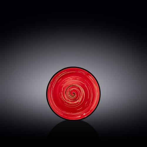 Блюдце 11см Spiral Red Wilmax WL-669233/B
