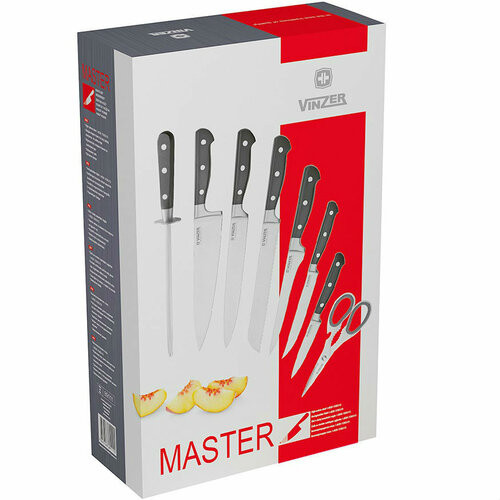 Набор ножей Master 9 пр Vinzer 50111