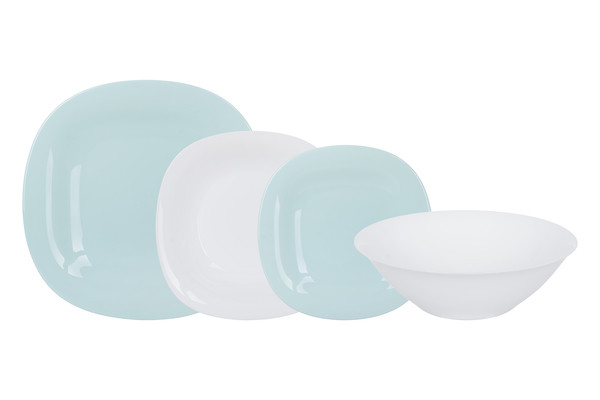 Сервиз Luminarc Carine Light Turquoise & White 19 пр P7627