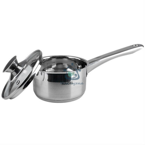 Ковш Ringel Klein 12 см 0.6 л с крышкой RG-4007-12