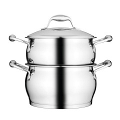 Кастрюля с пароваркой Essentials 20 см 3,9 л BergHOFF 1100177