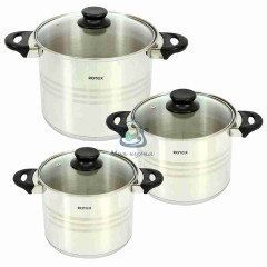 Наборы кастрюль с крышками Rotex RC022-6XL Milano