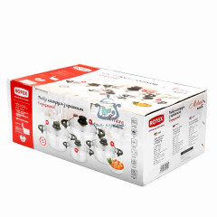 Наборы кастрюль с крышками Rotex RC022-8L Milano
