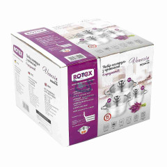 Наборы кастрюль с крышками Rotex RC304-6S Venezia