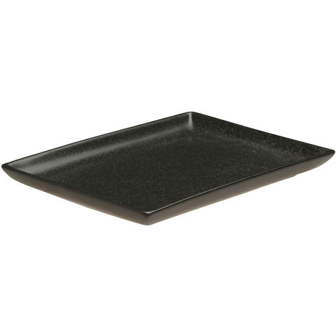 Тарелка прямоугольная Seasons Black 18 см Porland 04ALM001576