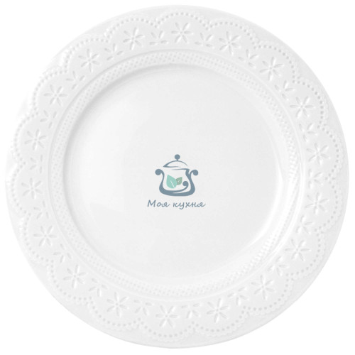 Тарелка Lacy 26см белая 21-252-003 Krauff