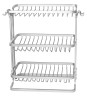 Полка Lemax EBA-1030 AL 3-х ярусная алюминиевая 355х150х350