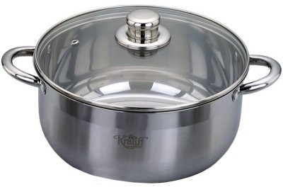 Кастрюля со стеклянной крышкой 24см 26-212-001/5 Krauff