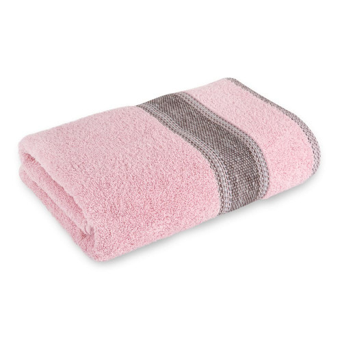 Полотенце махровое Fluffy розовое 70х130см Saffran ТР000001786