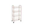 Этажерка 4-х уровневая медная 41*26*86см COPPER Metaltex 344404