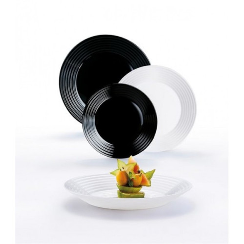 Сервиз Luminarc Harena Black&White 18 пр N1518