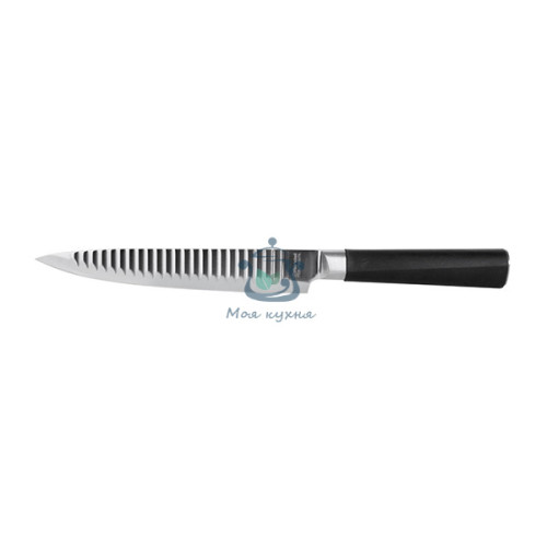 Кухонный нож Rondell Flamberg разделочный 200 мм Black (RD-681)