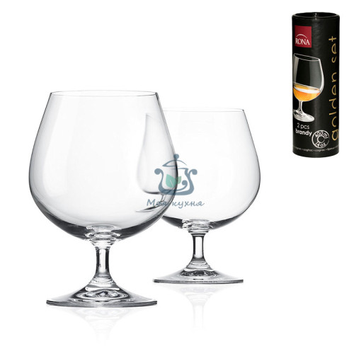 Набор бокалов для бренди 400 мл 2 шт. Golden set Rona 2570/400/2