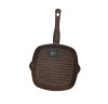 Сковорода-гриль Granite Brown 28х28 см без крышки, съемная ручка SoftTouch Биол 28143П