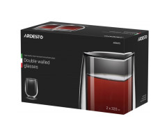 Набор чашек с двойными стенками для латте 320мл Ardesto AR2637G