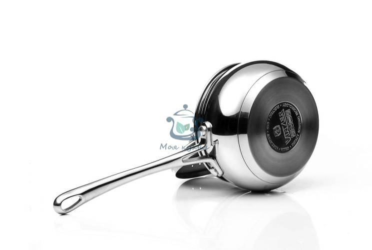 Ковш с крышкой Grand Majestic Glossy series 14 cм 1.2 л Vinzer 89160