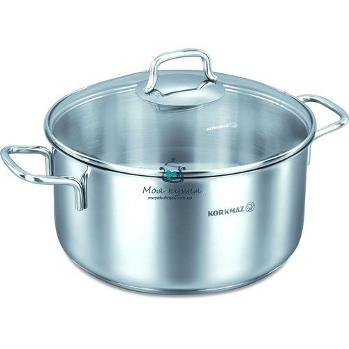Кастрюля Korkmaz с крышкой PERLA 24*12 см 5,5 л (A1657)