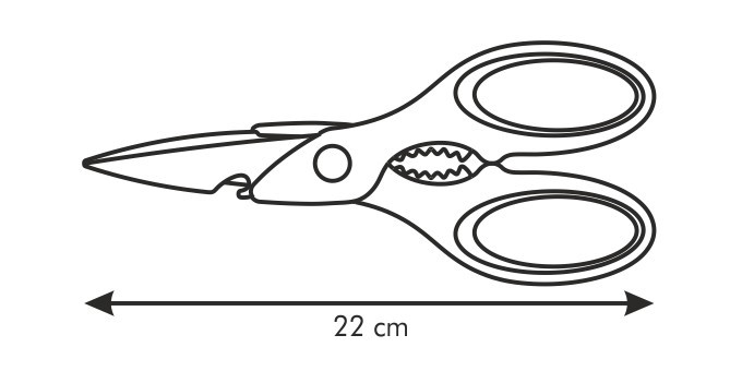 Ножницы мультифункциональные Presto 22 см Tescoma 888225