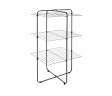 Сушилка для белья 72x64x119см черная Rennes Metaltex 408073000