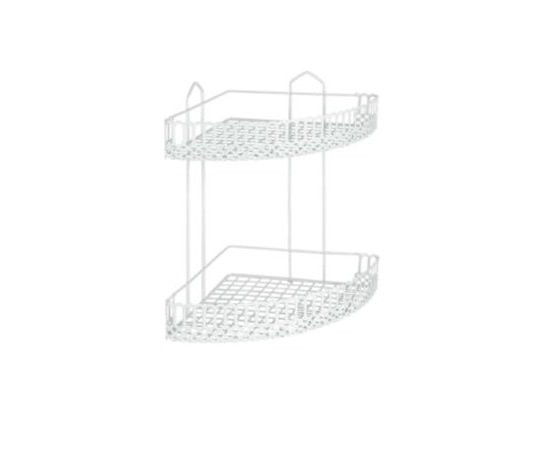 Полка угловая 2-ух секционная RIALTO Metaltex 453702