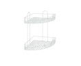 Полка угловая 2-ух секционная RIALTO Metaltex 453702