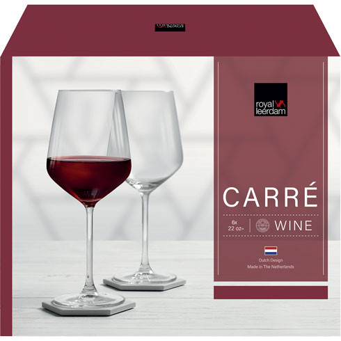 Набор бокалов для вина Carre 650 мл 6 шт Libbey (ONIS) 260625