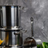 Кастрюля средняя с крышкой 24х16 см 7,2л Resto Range FoREST 302416