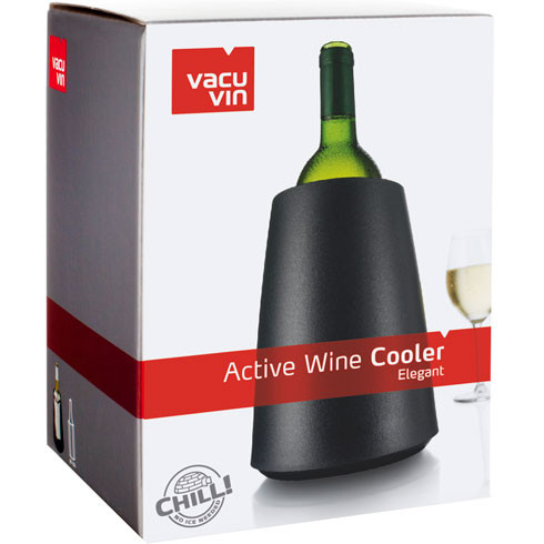 Ведро-охладитель для бутылки вина Active Cooler Wine elegant black Vacu Vin 3649460