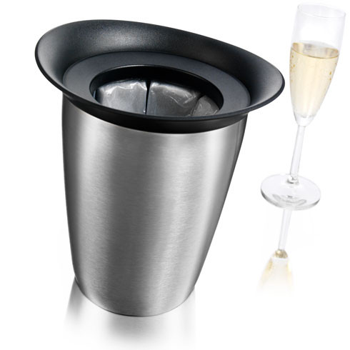 Ведро-охладитель для бутылки шампанского Active Cooler champagne elegant stainless steel Vacu Vin 3647360