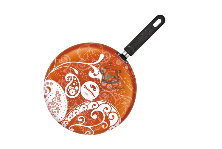 Сковорода для блинов Granchio Crepe Ornamento Оранжевая 23 см (88269)