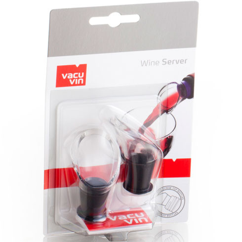 Лейка для розлива вина Wine Server crystal black Vacu Vin 18540612