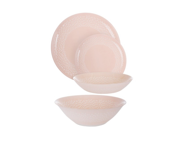 Сервиз Luminarc Simply Splashy Pink 19 предметов Q0310