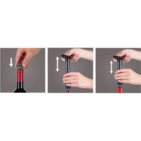 Набор Wine Saver concerto gift set black Vacu Vin 9876606