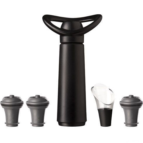 Набор Wine Saver concerto gift set black Vacu Vin 9876606