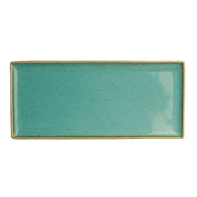 Блюдо прямоугольное 350х160 мм Seasons Turquoise Porland 04ALM001592