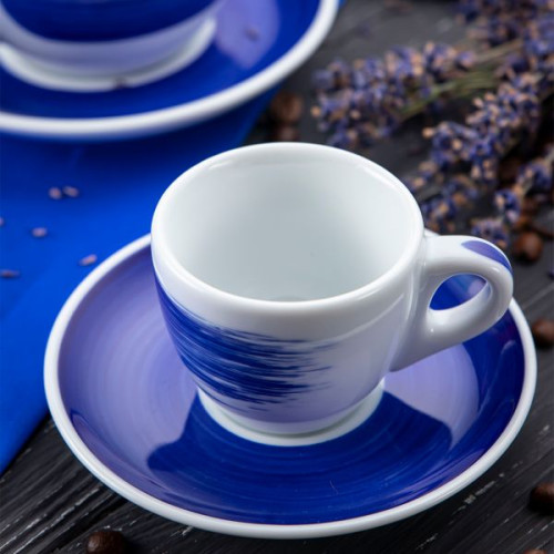 Блюдце caffe latte 16,7 см Blue Ancap 34421