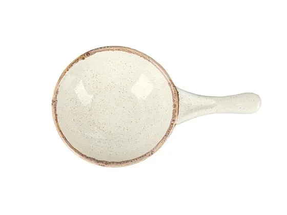 Салатник с ручкой 140 мм Seasons Beige Porland 04ALM003140