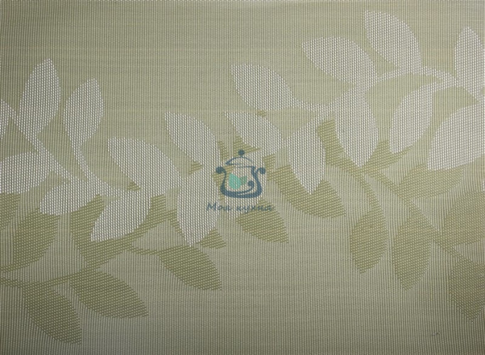 Коврик для горячего зеленый лист ветвь PDL КВ019-1