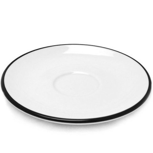 Блюдце espresso 12 см Pennellessa Black rims Ancap 37253