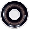 Блюдце caffe latte 16,7 см Black Millecolori Ancap 34425