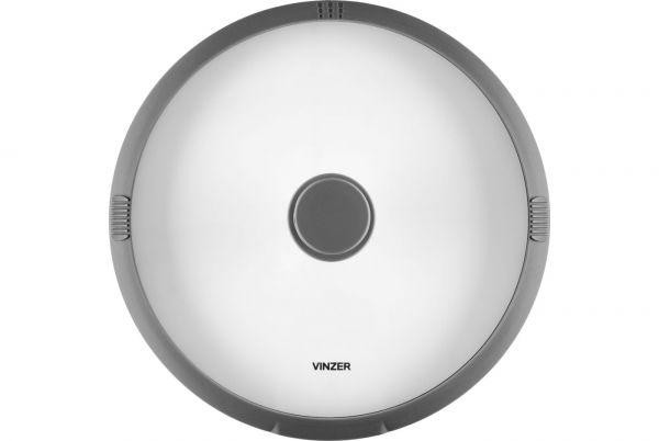 Крышка стеклянная с силиконовым ободком 24 см Vinzer 89250