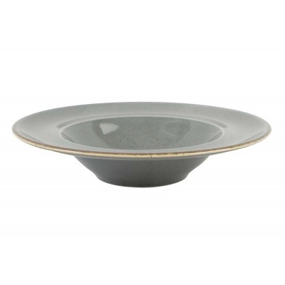 Тарелка для пасты 260 мм, h-58 мм Seasons Dark Grey Porland 04ALM002472