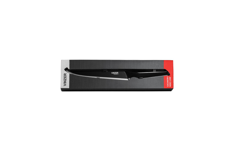Нож для мяса Geometry Nero Line 20,3 см. Vinzer 89303