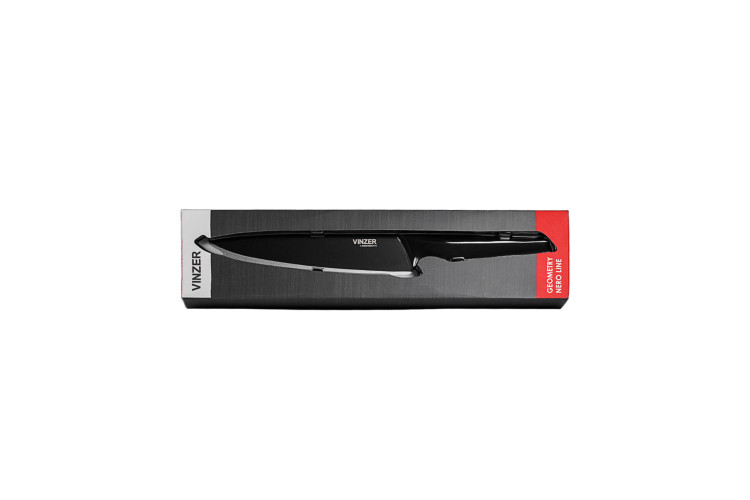 Нож поварской Geometry Nero Line 20,3 см. Vinzer 89304